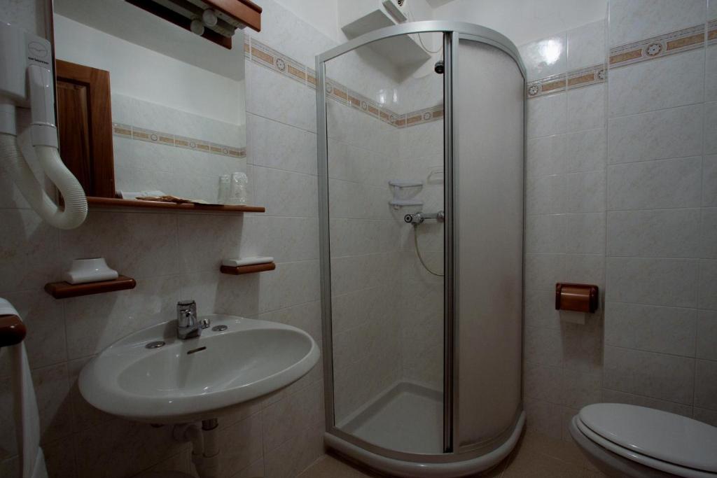 Ванная комната в Hotel Panoramique