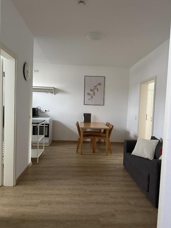 Postel nebo postele na pokoji v ubytování Wupper Apartments Vogel