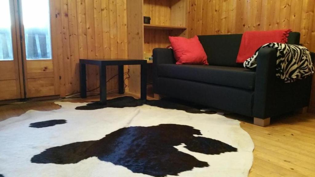 Posezení v ubytování Ferienwohnung Wärschu