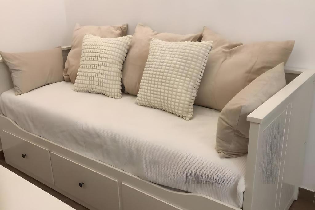 Postel nebo postele na pokoji v ubytování Duque De Rivas 42