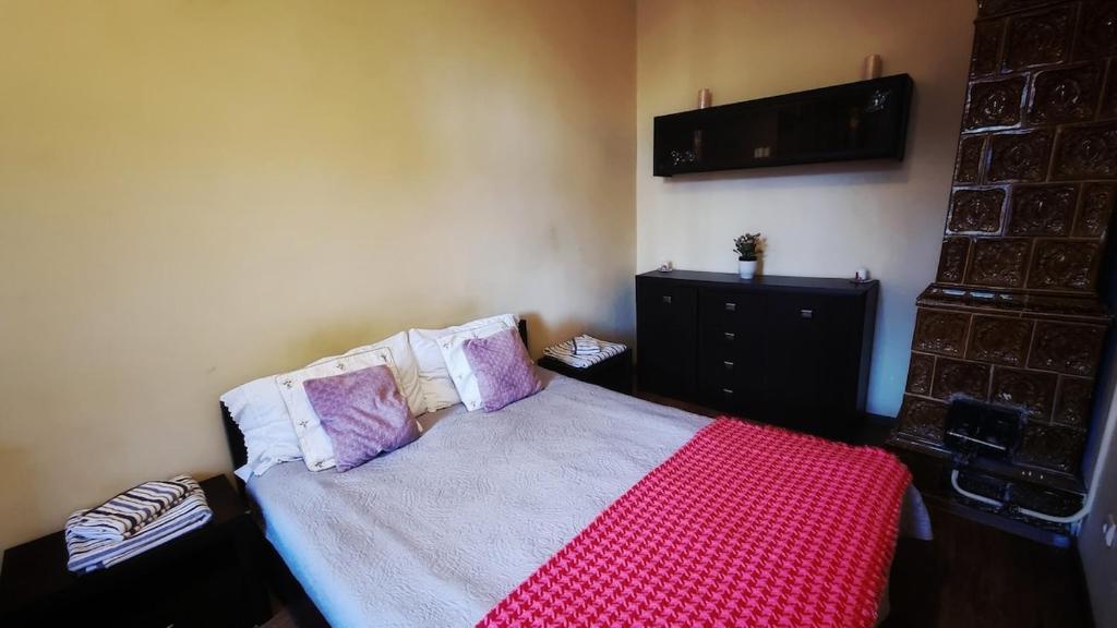 Ένα ή περισσότερα κρεβάτια σε δωμάτιο στο Apartment in the center