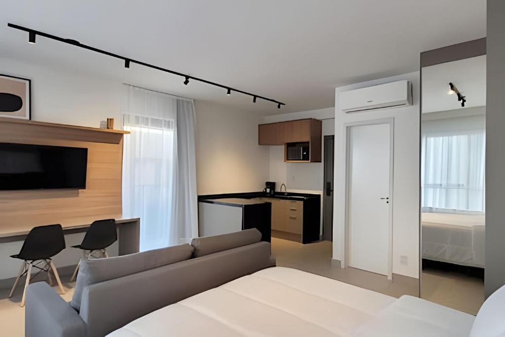 TV a/nebo společenská místnost v ubytování Hype 017