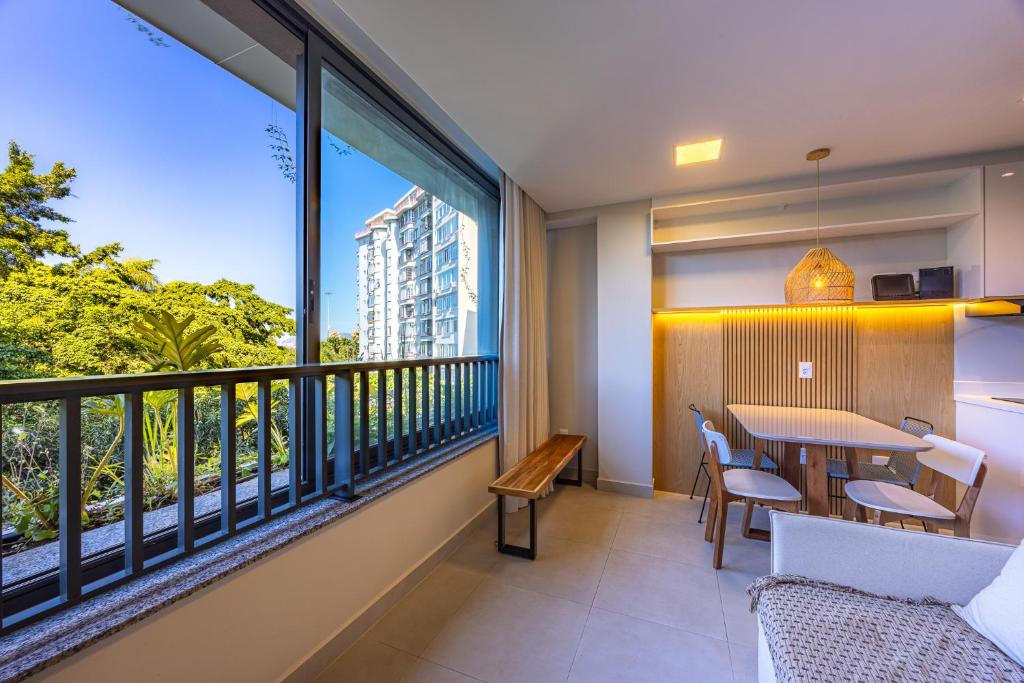 Ban công/sân hiên tại Luxo na Gloria