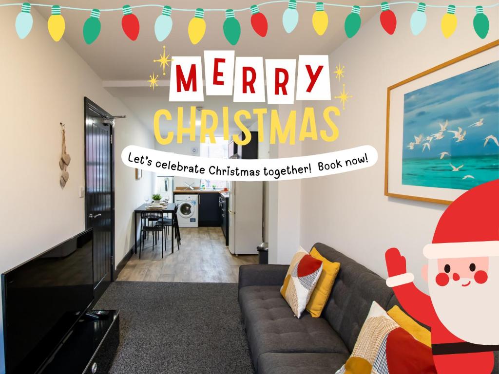 Istumisnurk majutusasutuses Cosy And Homey 1br Flat In Sunderland Centre