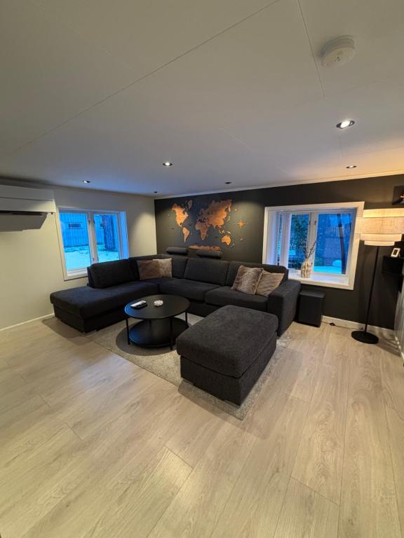 Χώρος καθιστικού στο Private house in Orkanger, 35 minutes from Trondheim