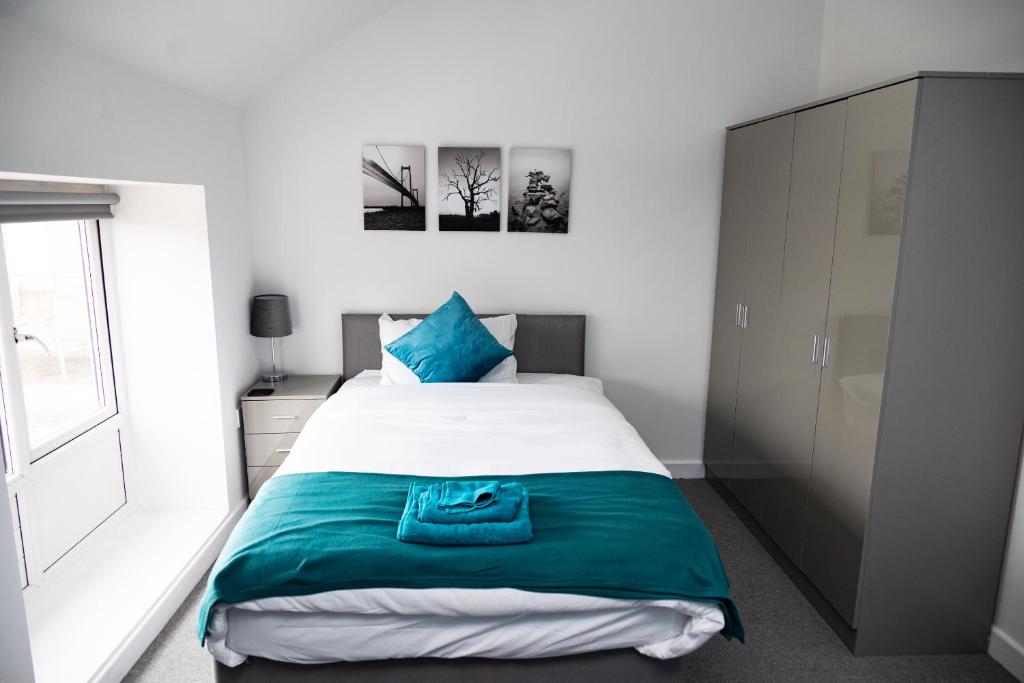 Postel nebo postele na pokoji v ubytování Luton Grove