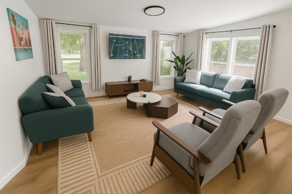 Posezení v ubytování Sun & Sand Resort