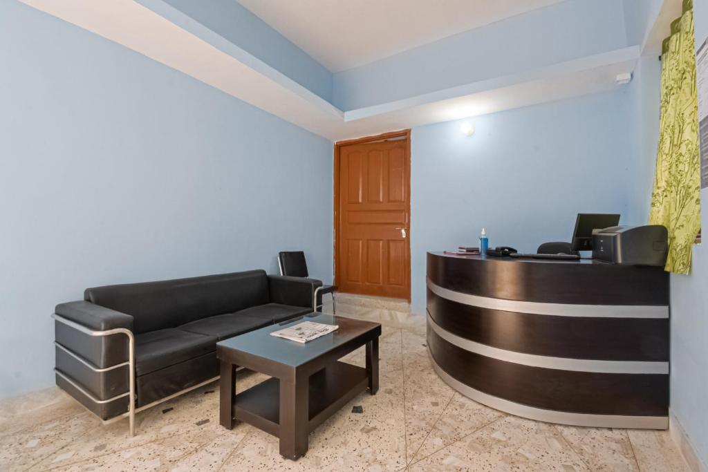 Χώρος καθιστικού στο Hotel O Buddha Paradise