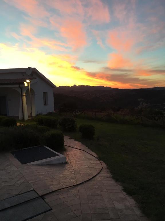 The sunrise or sunset as seen from a vidéki vendégházakat or nearby
