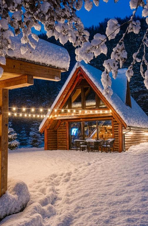 PARADiSE Wellness Chalet - Sauna&SPA Terchová v zimě