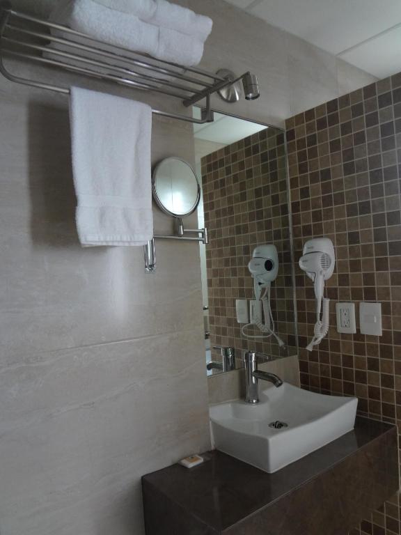 Koupelna v ubytování Hotel Civic Express