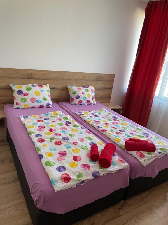 En eller flere senge i et værelse på Casa De Zambini