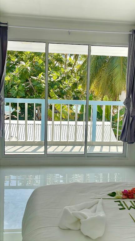 Balkón nebo terasa v ubytování Jazeeraa beach stay