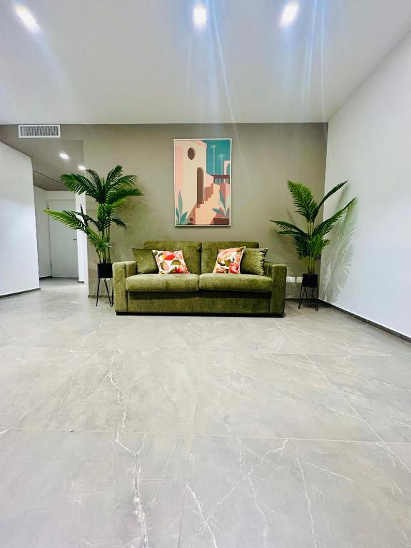 Et opholdsområde på LifeStyle Boutique Apartment