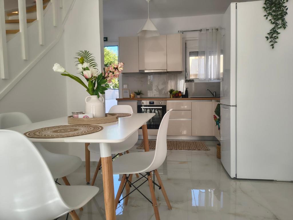 Kuchyň nebo kuchyňský kout v ubytování Rodini Home Ylia - Rhodes