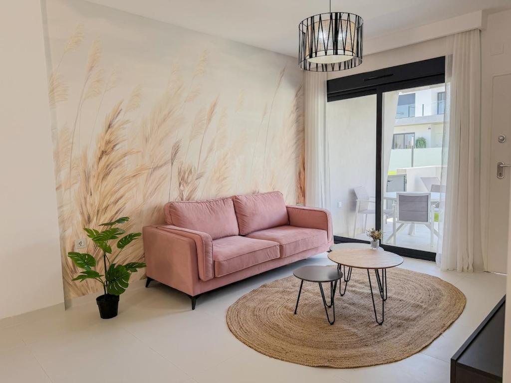 Istumisnurk majutusasutuses Luxe appartement op de begane grond met een fijne tuin
