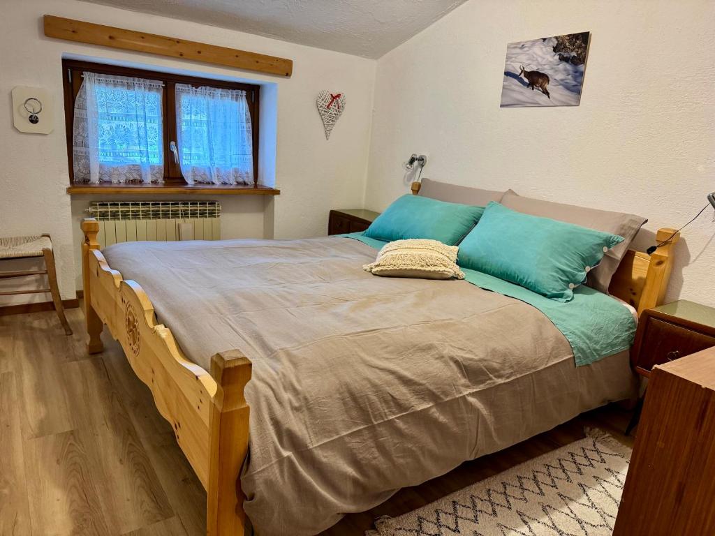 Postel nebo postele na pokoji v ubytování La Cianal