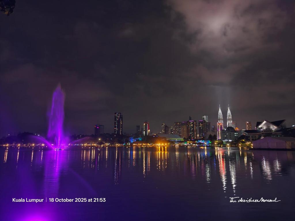 Nespecifikovaný výhled na destinaci Rawang nebo výhled na město při pohledu z prázdninového domu