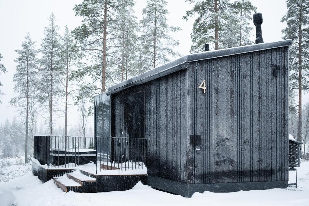 Halo Igloos - Private Sauna & Jacuzzi v zimě