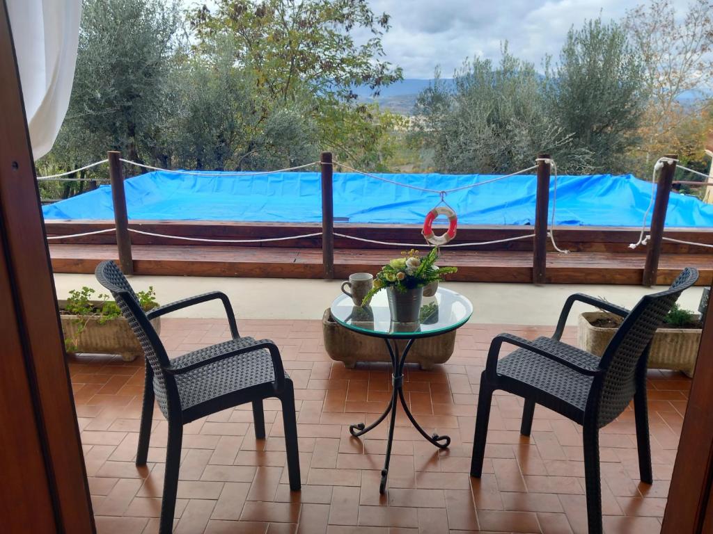 Πισίνα στο ή κοντά στο House Tramonto D'oro