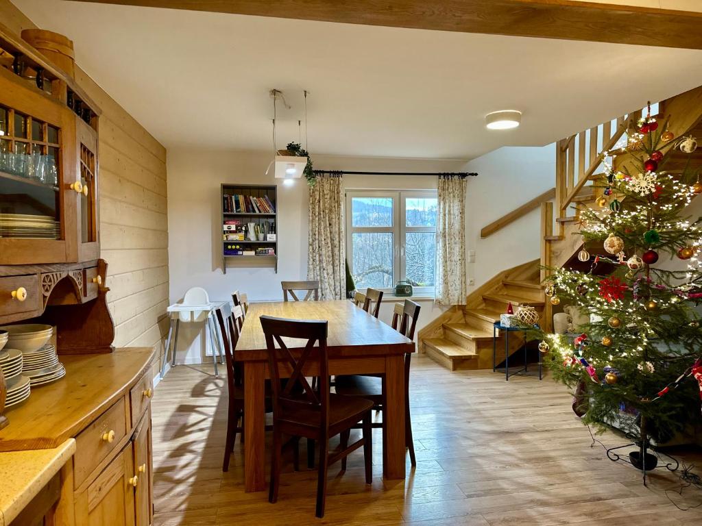 Posezení v ubytování Bieszczady Beztroska Chata