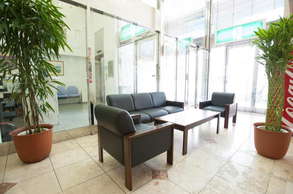 Posezení v ubytování Hotel Yassa