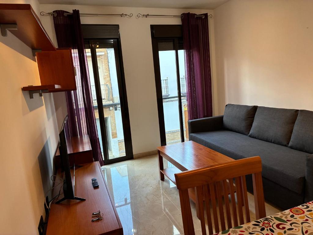 Posezení v ubytování Centro a todo confort, 1 dormitorio A