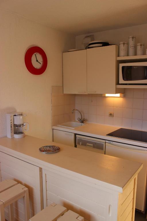 Kuchyň nebo kuchyňský kout v ubytování Joker Appartements VTI