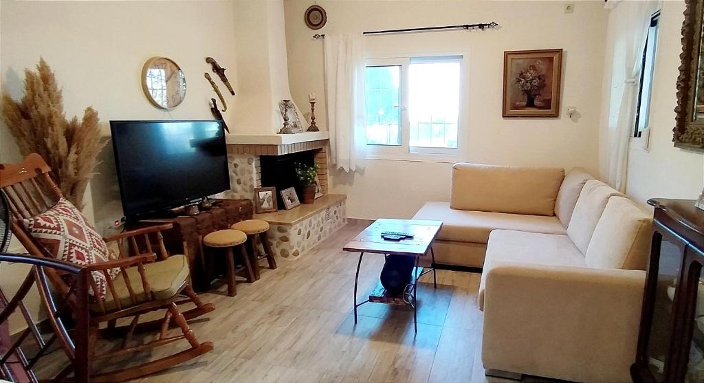 Et tv og/eller underholdning på Mareliva Retreat