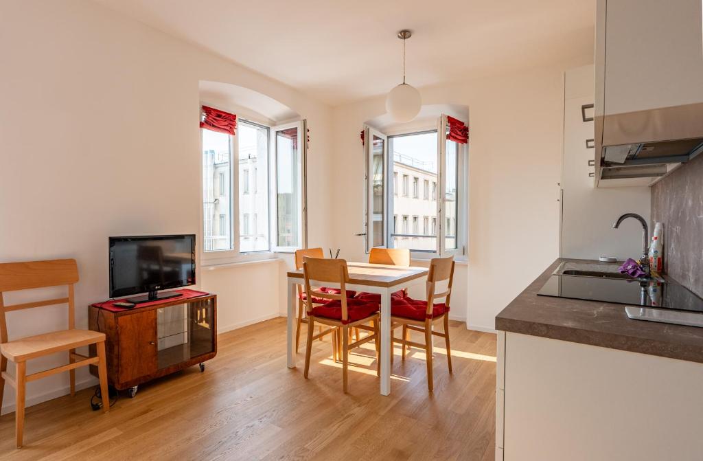 Kuchyň nebo kuchyňský kout v ubytování Casa Lumière