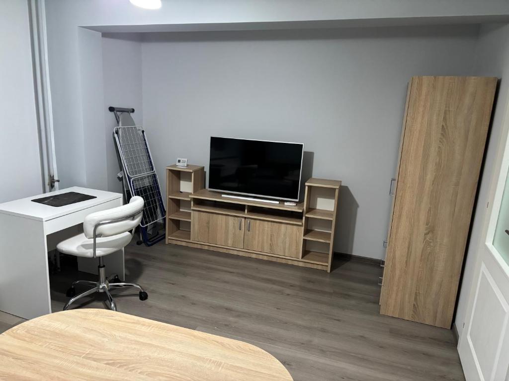 Μια τηλεόραση ή/και κέντρο ψυχαγωγίας στο Garsoniera Rovine