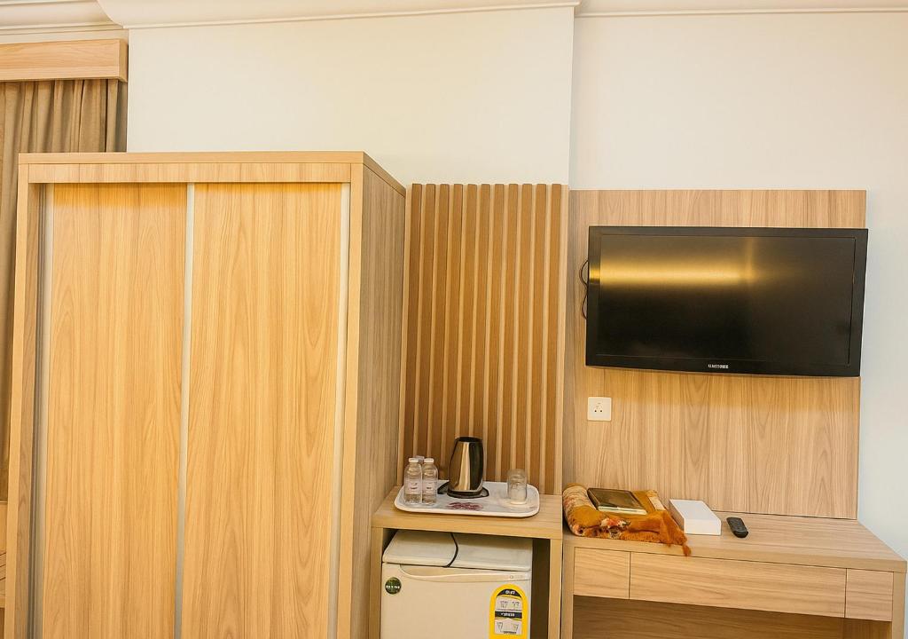 Kuchyň nebo kuchyňský kout v ubytování فندق رفاق العالية مكة