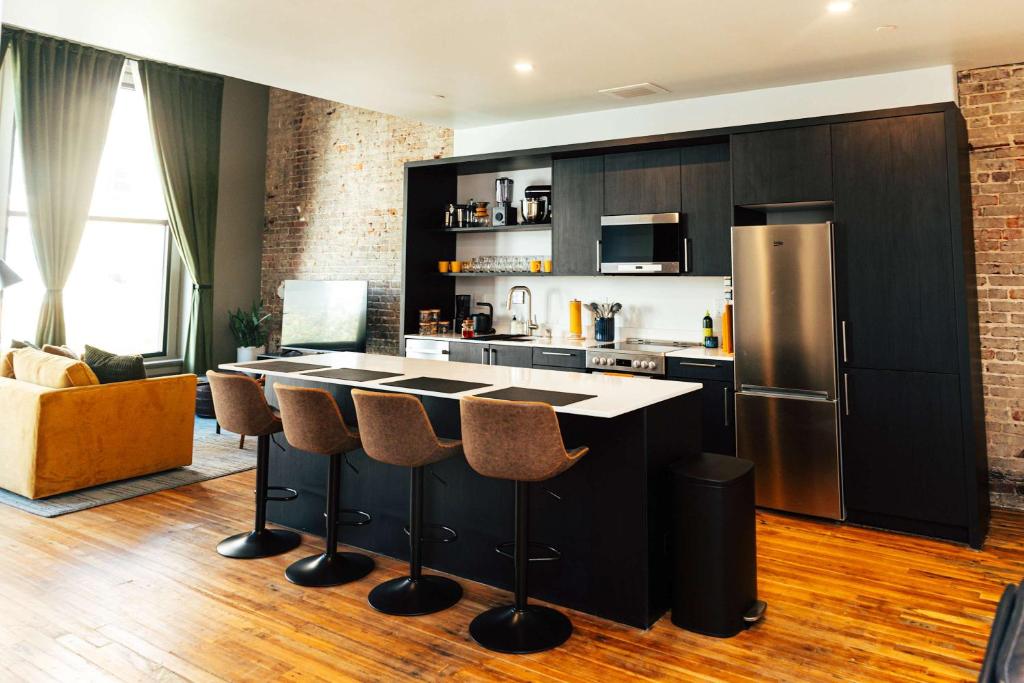 Köök või kööginurk majutusasutuses Loft 302 - The William - Sunlit - Above Carrigans