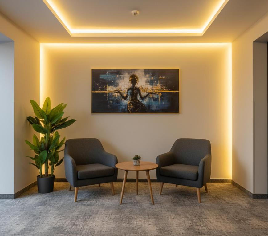 Posezení v ubytování Mahmut Apart