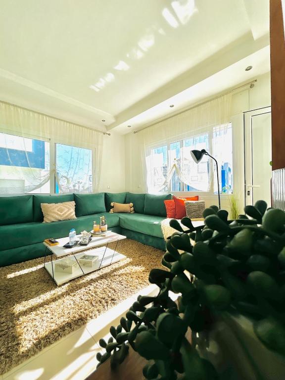 Istumisnurk majutusasutuses Appartement 2 chambres, près de la mer, résidence calme