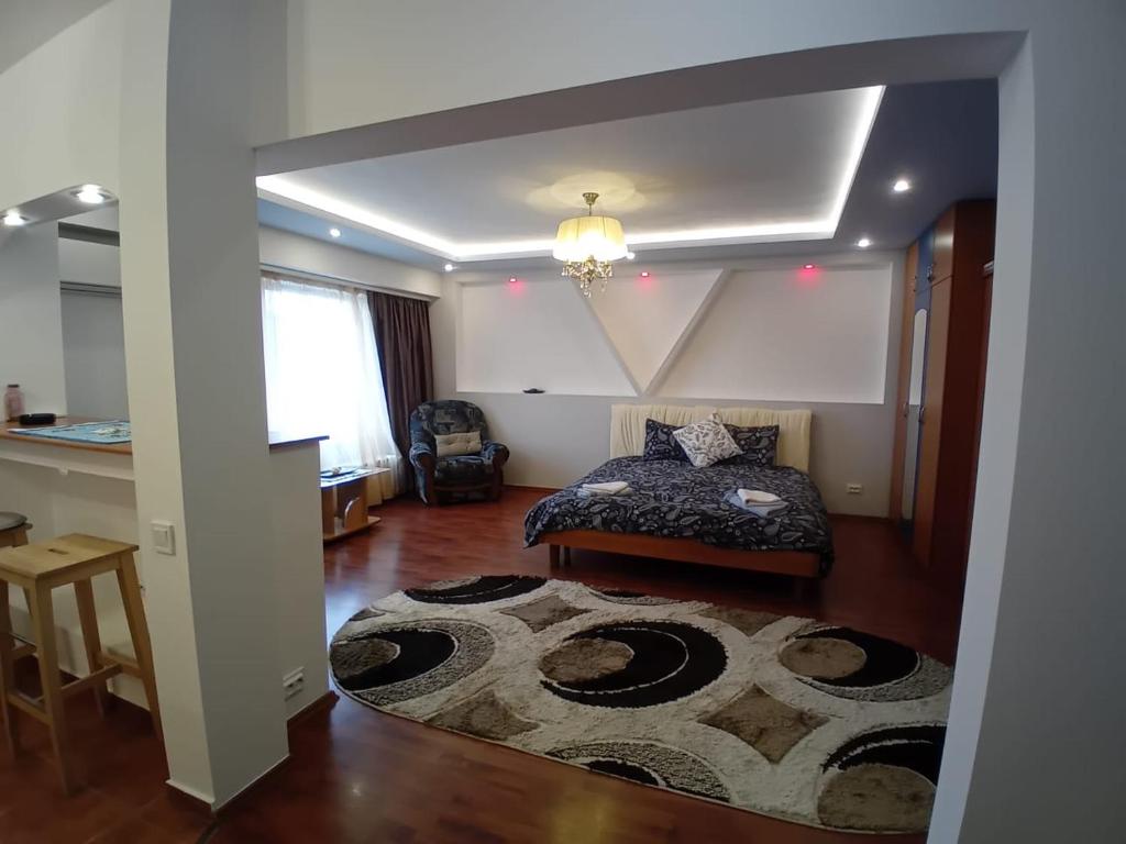 Voodi või voodid majutusasutuse Elixir studio toas