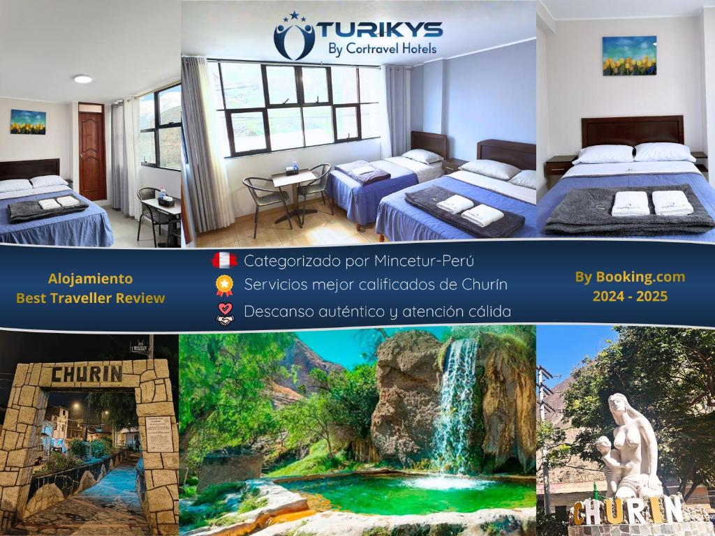 Postel nebo postele na pokoji v ubytování Hotel Turikys Churin