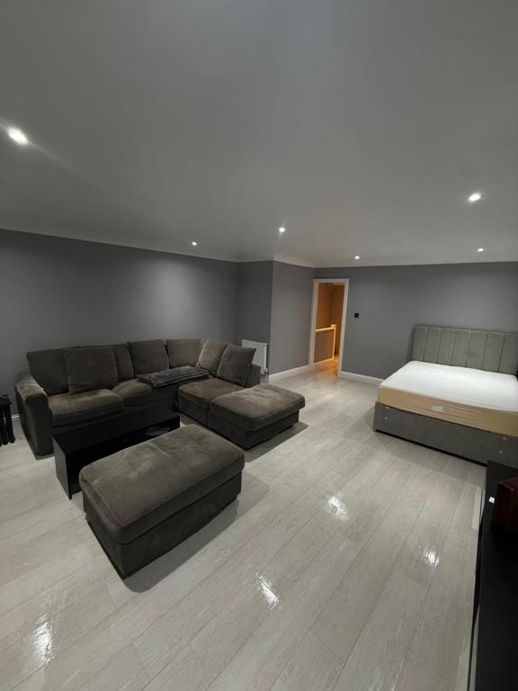 Posezení v ubytování The Moon B&B