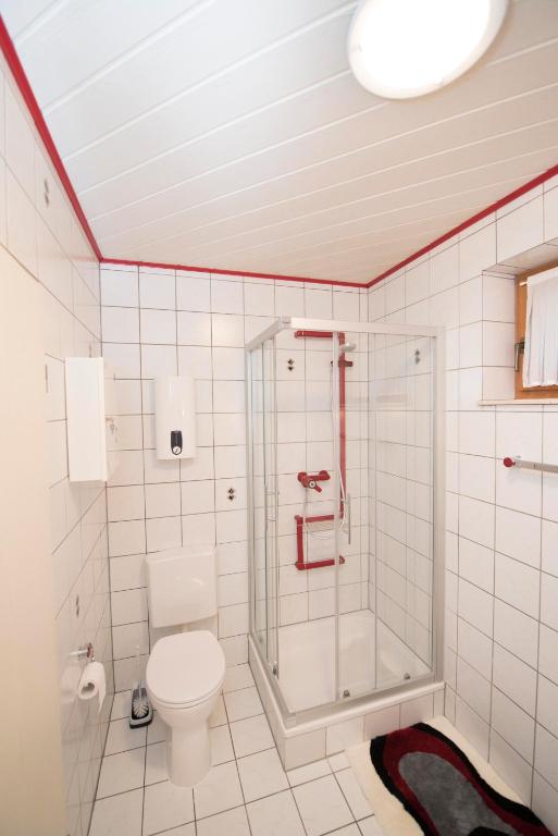 Koupelna v ubytování Haus Elfriede