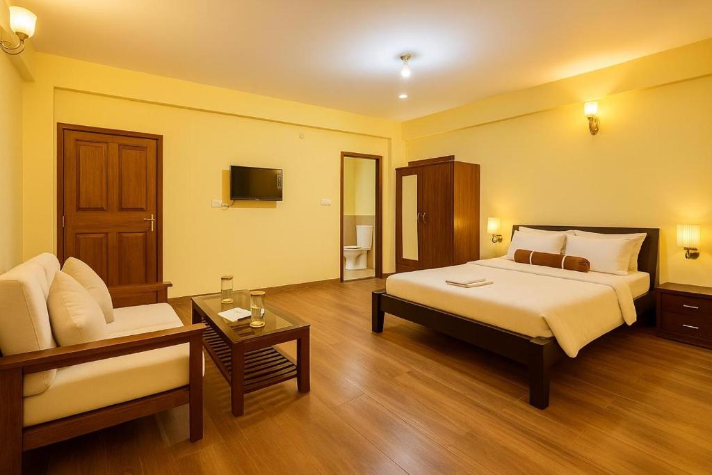 Postel nebo postele na pokoji v ubytování Dreamview Cottage by BEN Groups