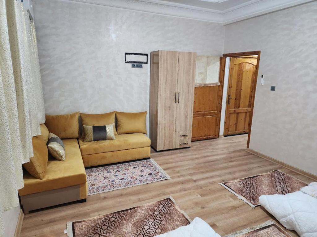 Χώρος καθιστικού στο Aappartement laayoune Achifaa