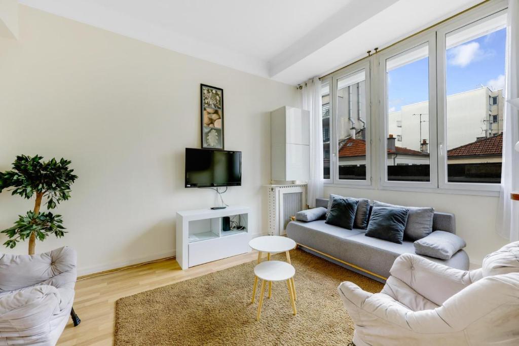 Posezení v ubytování Cocon chaleureux aux portes de Paris