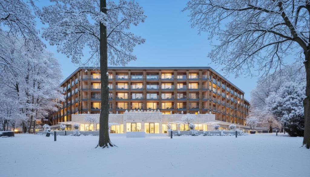 Buff Hotel & Resort Konstanz v zimě