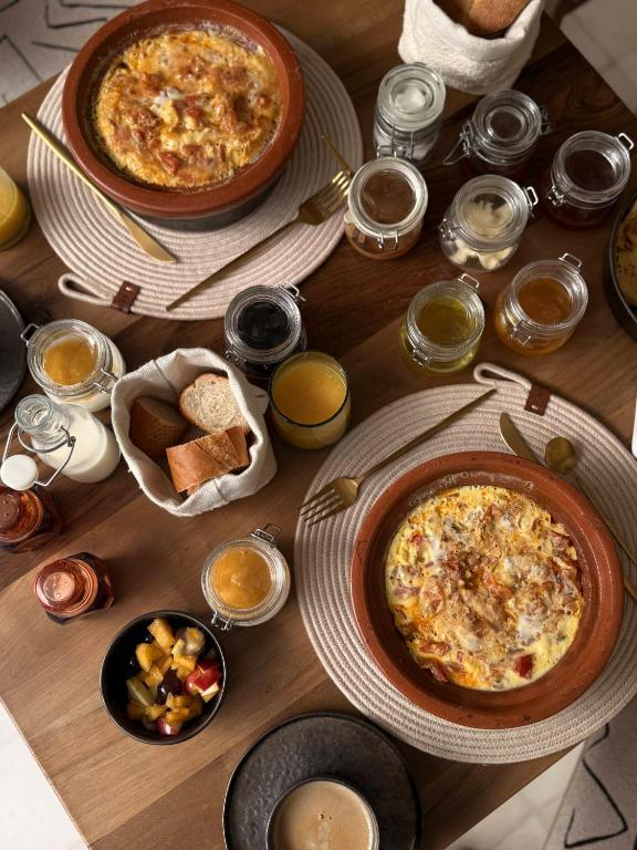 Nourriture dans le riad ou à proximité