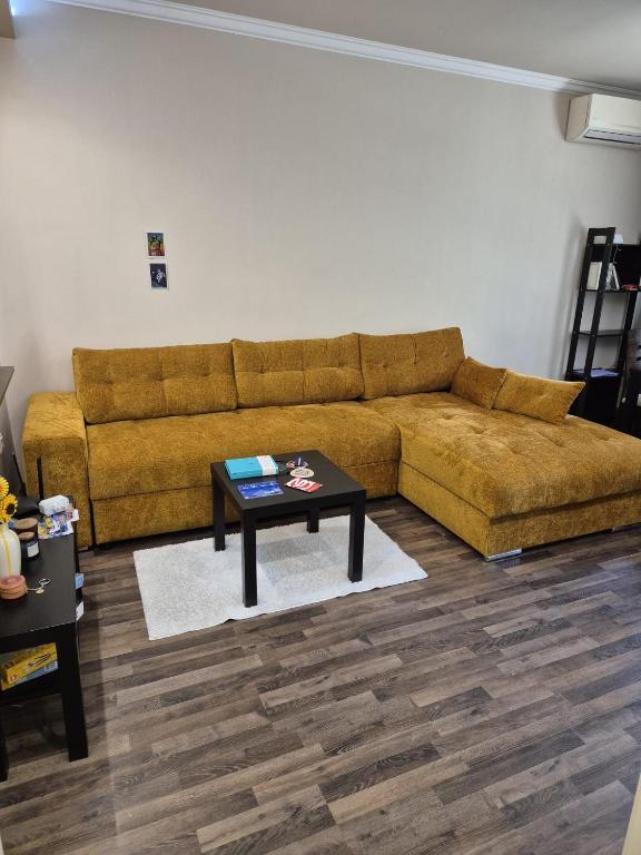 Posezení v ubytování Апартамент Top Central