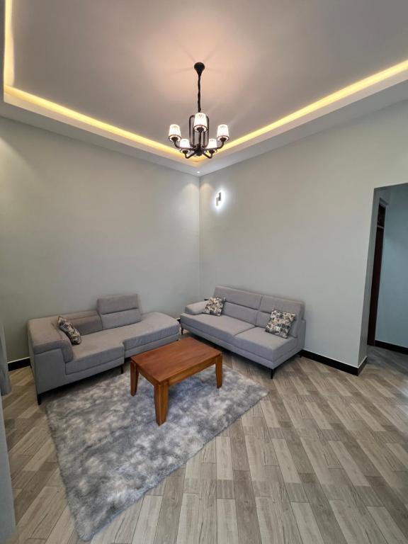 Χώρος καθιστικού στο ES Apartments