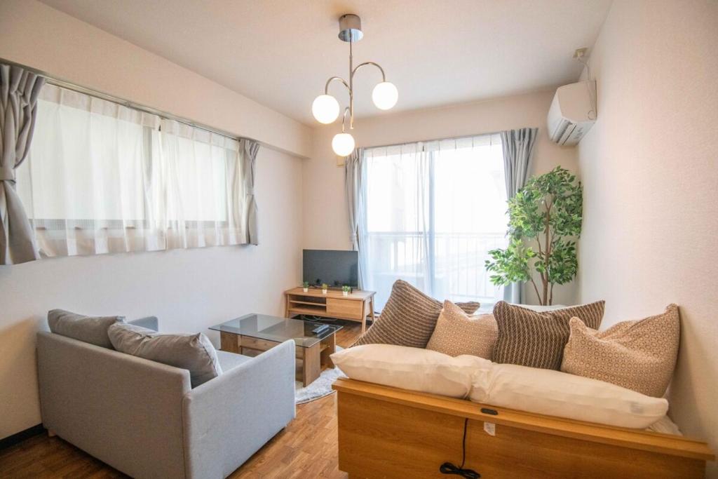 Χώρος καθιστικού στο Sunny Harbor Kurihama 201 in Kurihama station