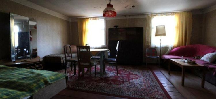 Postel nebo postele na pokoji v ubytování Atpūtas māja Pipars