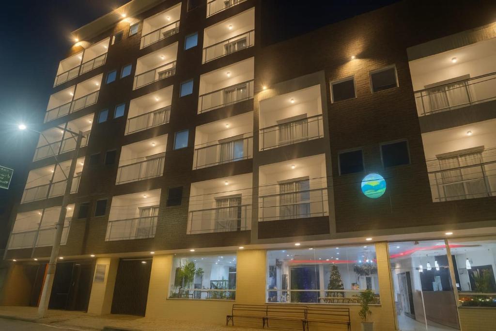 Bygningen som hotellet ligger i