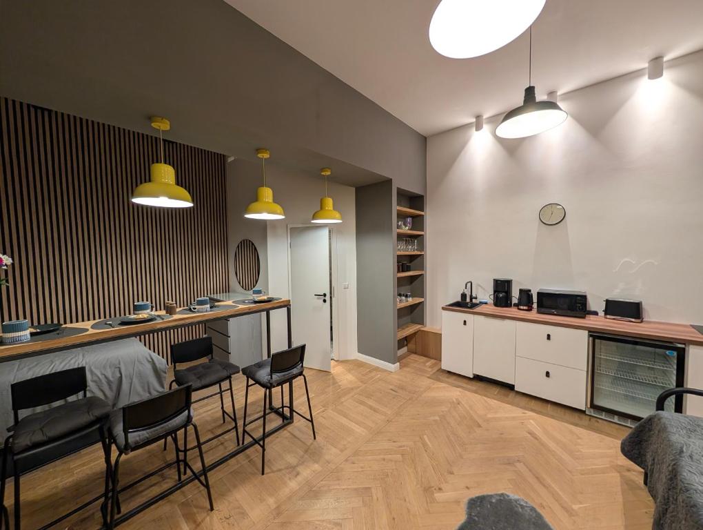 Kuchyň nebo kuchyňský kout v ubytování K&S Apartments